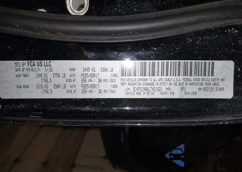 2018 Dodge Journey Se z USA, uszkodzony, nr VIN 3C4PDCAB8JT421621